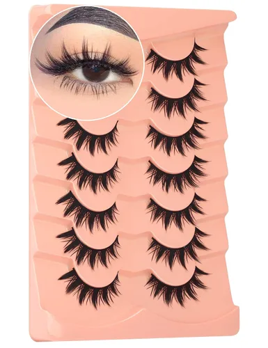 Vista 8 de Pestañas postizas de visón de 3D con volumen completo de 18mm, pestañas postizas gruesas de aspecto natural, extensiones de pestañas falsas 5 pares