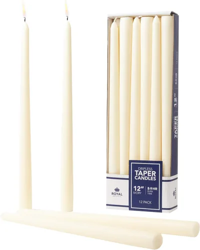 Vista 18 de Royal Imports Velas cónicas sin perfume, elegantes de calidad premium, sin goteo y sin humo, velas de cena sumergidas a mano para bodas, vacaciones