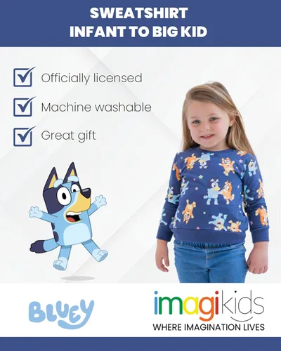 Vista 3 de Bluey Sudadera de bingo para bebés y niños grandes