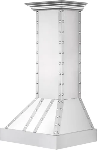 Vista 2 de ZLINE - Campana extractora para montaje en pared de 36 pulgadas de acero inoxidable satinado (655-4SSSS-36)