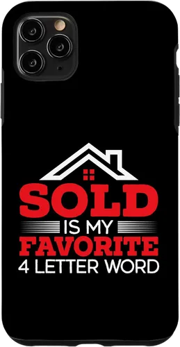 Vista 13 de iPhone 16 Sold Is My Favorite 4 Letter Word Real Estate Agent Realtor Case