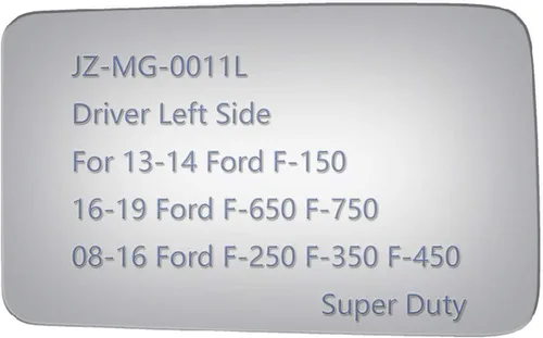 Vista 10 de JZSUPER Espejo de remolque lateral izquierdo para Ford F250 F350 F450 F-550 Super Duty Power calentado ámbar intermitente luz de charco luz auxiliar