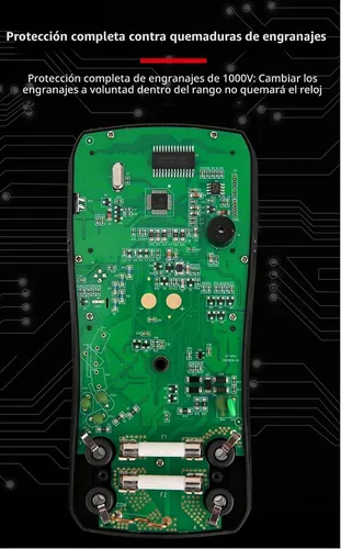 Vista 7 de UNI-T Multímetro digital UT107+, mini probador de voltaje de bolsillo, voltaje y corriente CA/CC, resistencia, continuidad, prueba de diodos