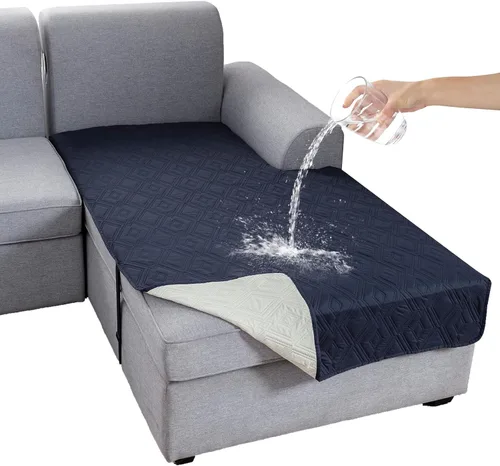 Vista 47 de Genina Juego de 2 Fundas de Reposabrazos para Sofá 100% Impermeables, Fundas para Reposabrazos de Sofá, Sillón, Protectores Antideslizantes