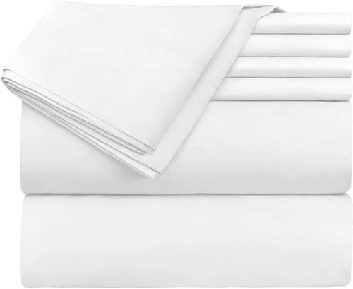 Vista 13 de Juego de sábanas de 5 piezas para camas ajustables, 800 TC-100% algodón, color negro, dividido, para cama ajustable, hilo de fibra larga de una sola