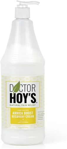 Vista 6 de DOCTOR HOY'S Crema natural de recuperación de árnica, crema para aliviar el dolor muscular y moretones, fórmula homeopática tópica con árnica