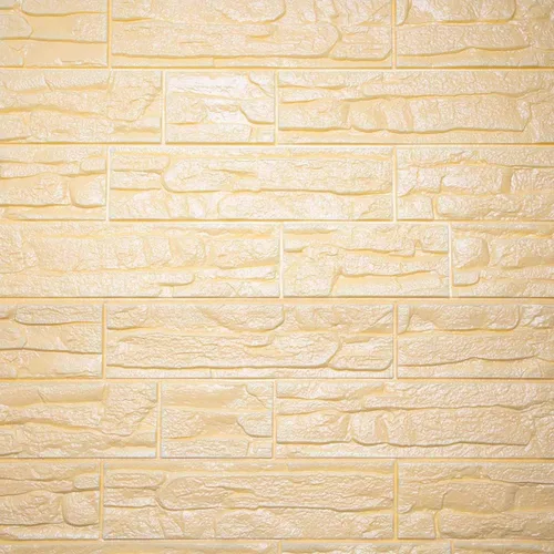 Vista 10 de Paneles de pared de espuma autoadhesivos 3D, cubren 5.7 pies cuadrados, adhesivos de papel tapiz de piedra de ladrillo para decoración de pared