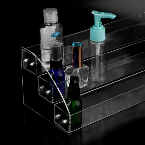 Vista 8 de Homakover Organizador de pintura acrílica de 3 capas, soporte de pintura perfecto para manualidades, almacenamiento de pinturas de pasatiempos