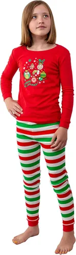Vista 2 de Dr. Seuss Feliz Navidad Grinch! Conjuntos de pijama combinables, para adultos y niños