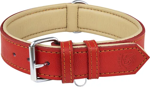Vista 16 de Riparo Collar de perro de cuero ajustable – Collar de perro ancho resistente para perros pequeños, medianos, grandes y extra grandes con soporte Agua