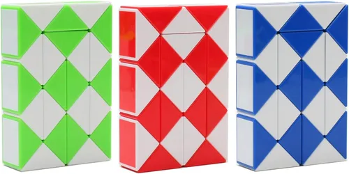 Vista 7 de Cubo mágico de velocidad de serpiente con giro de velocidad, rompecabezas cerebral, juguetes para TDA, TDAH, ansiedad y autismo, adultos y niños