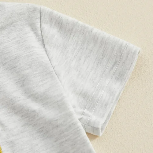 Vista 6 de YINGISFITM Conjunto de pantalones cortos de verano a juego para hermanahermanohermanohermanohermano