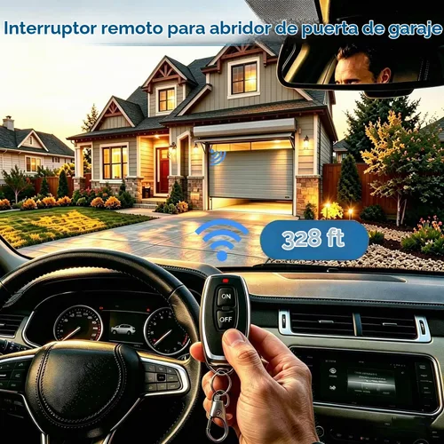 Vista 3 de Interruptor remoto inalámbrico de 12 V, CC 12 V/24 V/48 V/72 V/40 A.