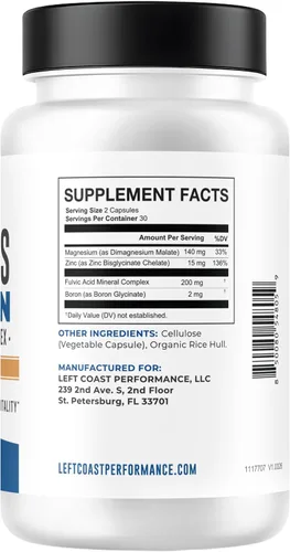 Vista 8 de Minerals for Men with Fulvic Acid Complex, 60 Count