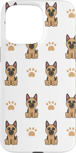 Vista 28 de Funda con diseño de pastor alemán para iPhone 16