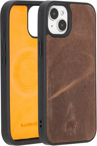 Vista 57 de BLACKBROOK York - Funda de piel de grano completo para iPhone 15 (6.1 pulgadas), color negro, iPhone 15