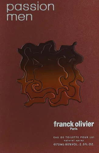 Vista 2 de Franck Olivier Passion Eau de Toilette Spray para hombre, 2.5 onzas
