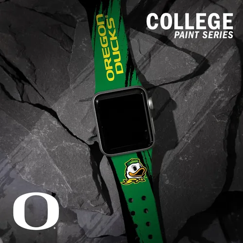Vista 2 de Affinity Bands Correa de reloj Oregon Ducks HD compatible con Apple Watch