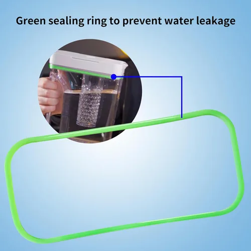 Vista 4 de Anillo de sellado compatible con el depósito de agua del refrigerador Samsung DA97-17395A (verde)