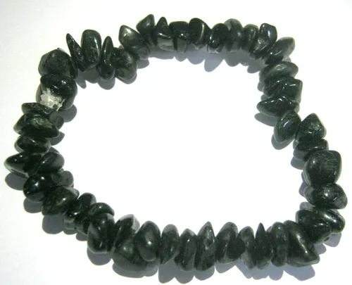 Vista 3 de Pulsera de turmalina negra milagrosa de cristal curativo a la moda, regalo de joyería de Wicca para energía psíquica, bienestar, piedras preciosas