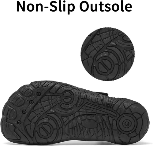 Vista 5 de Limberun Zapatos de agua para niños y niñas, zapatos de natación para niños, zapatos de playa para niños