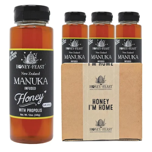Vista 18 de Honey Feast Flower Powered Allergy Blend 10 veces miel, 12 onzas