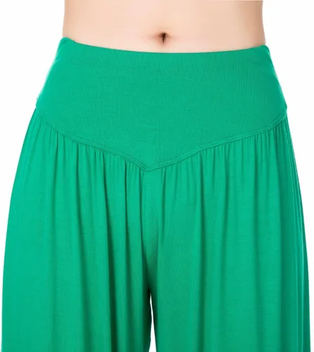 Vista 31 de Pantalones de algodón para mujer, elásticos, suaves, para yoga, deportes