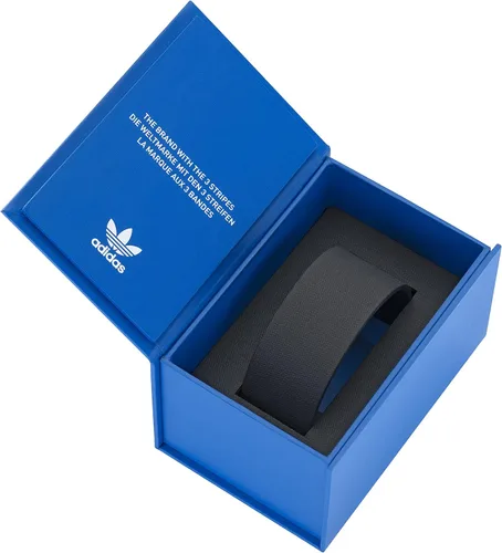Vista 6 de Adidas Reloj de pulsera de acero inoxidable (Modelo AOFH220592I), PlateadoVerde, Classic