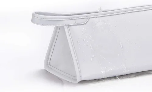 Vista 8 de Funda de viaje de piel sintética portátil para Dyson Airwrap Styler/Shark Airwrap, impermeable, antiarañazos, a prueba de polvo, a prueba de golpes