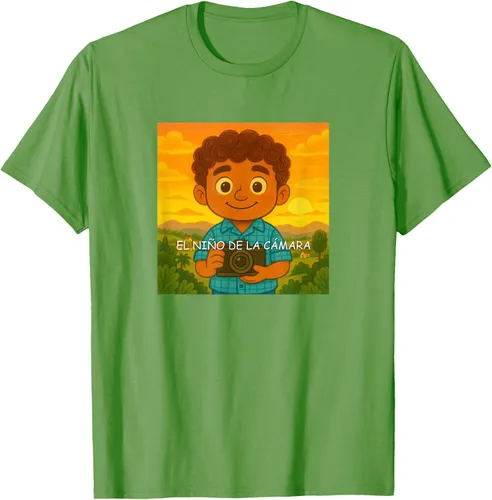 Vista 16 de Camiseta El Niño de la Cámara – Diseño Oficial del Cuento Ilustrado