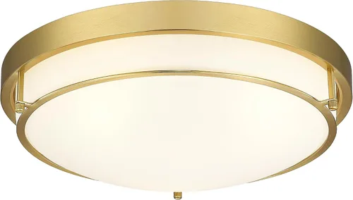 Vista 14 de 4822-BN - Lámpara de techo cerca de techo, de níquel con 2 luces para lavandería, cocina, dormitorio, baño, 4822-BN Clase esmerilada y níquel