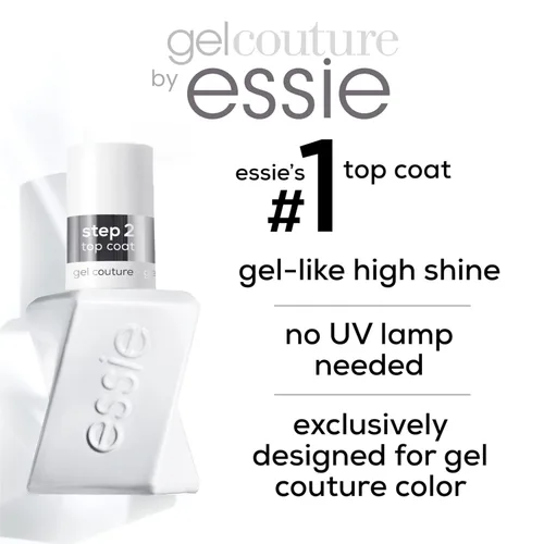 Vista 7 de essie Kit de esmalte de uñas de gel, esmalte de uñas malva + capa superior, Take Me To Thread, 0.46 onzas cada uno