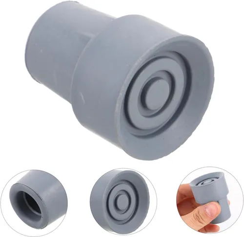 Vista 4 de BESPORTBLE Puntas de goma para bastones y bastones de trekking, patas de repuesto antideslizantes para bastones de fácil instalación, diseño
