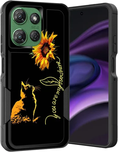 Vista 83 de para Moto G Play 4G 2024, funda de dos capas híbrida resistente y a prueba de golpes, PC duro + silicona suave protectora para Motorola Moto G Play