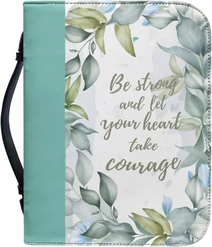 Vista 9 de Cubierta de la Biblia de diseño personalizado Funda de libro con cremallera de cuero PU Funda de transporte de Biblia multifunción Regalo