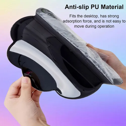 Vista 6 de Cloud - Reposamuñecas para teclado y alfombrilla para mouse con reposamuñecas con posavasos, ergonómico, lindo soporte para reposamuñecas de espuma
