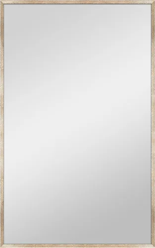 Vista 40 de MCS Simplicity - Espejo de pared grande de 21.5x25.5 pulgadas, espejo negro con detalle biselado, espejo para colgar en pared vertical u horizontal