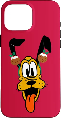 Vista 19 de Disney Plutón - Funda para iPhone 17 con diadema de pudín navideño