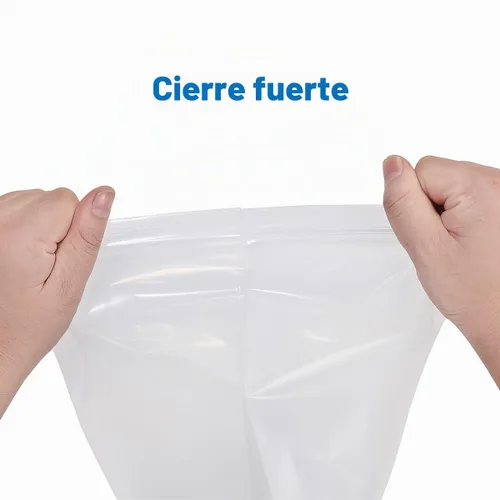 Vista 6 de 200 unidades de 5,1 x 7,6 cm, bolsas de plástico gruesas, transparentes, pequeñas, con cierre de cremallera, de 4 mil, resistentes, para collares