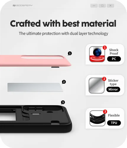 Vista 250 de GOOSPERY Parachoques magnético para puerta compatible con Galaxy S9 Plus, tarjetero tipo billetera con cierre automático por iman, funda protectora
