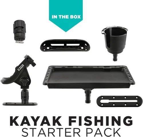 Vista 8 de Scotty Paquete de iniciación de pesca en kayak, multicolor, talla única, negro Esenciales de pesca para equipar tu kayak