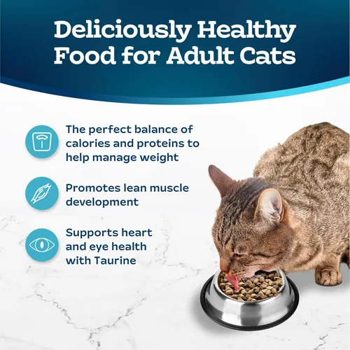 Vista 4 de Blue Buffalo Tastefuls - Comida natural para gatos adultos, control de peso, bolsa de 7 libras
