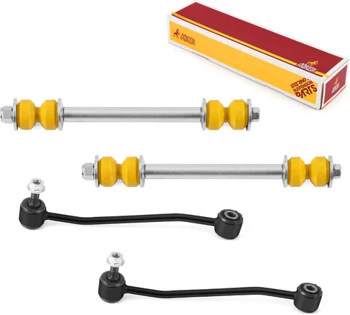 Vista 111 de Metrix Premium Chassis Parts - Kit de 4 piezas de barra estabilizadora delantera y trasera con enlace de extremo de barra estabilizadora para Ford