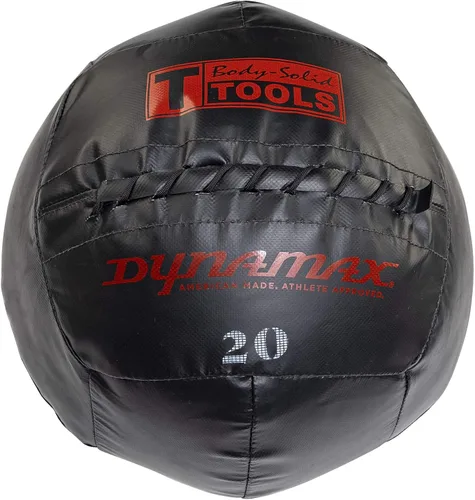 Vista 7 de Body-Solid Tools Dynamax - Pelota medicinal suave de alta calidad, bolas de pared que no rebotan para entrenamiento de fuerza, entrenamiento