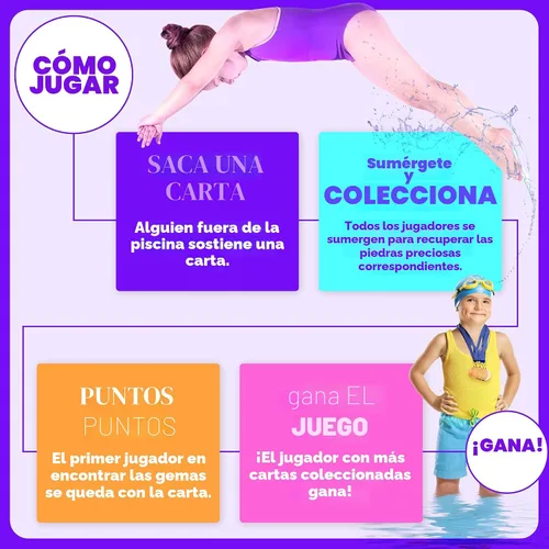 Vista 4 de Dan&Darci Juego de buceo para niños de 6, 7, 8, 9, 10, 11, 12 años, juegos acuáticos, juguete de buceo, regalos para niñas, niños de 6 a 8 años, 8 a