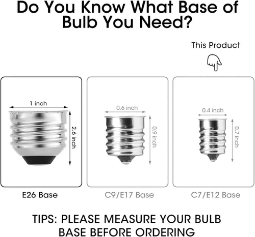 Vista 6 de Bombillas LED de repuesto con base E12/C7 para luces de cuerda ST38 para exteriores - No solar, bombilla LED vintage de 1 W inastillable, blanco