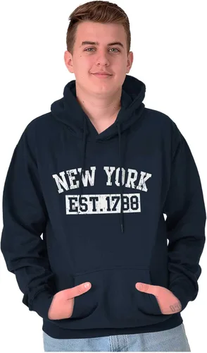 Vista 6 de New York EST 1788 Souvenir Sudadera con capucha Mujer Hombres