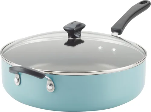 Vista 15 de Farberware Cookstart DiamondMax - Juego de utensilios de cocina, ollas y sartenes antiadherentes, aptos para lavavajillas, incluye bandeja