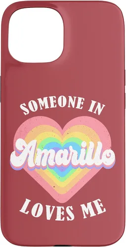 Vista 6 de Someone in Amarillo Loves Me City Heart Case for iPhone 17