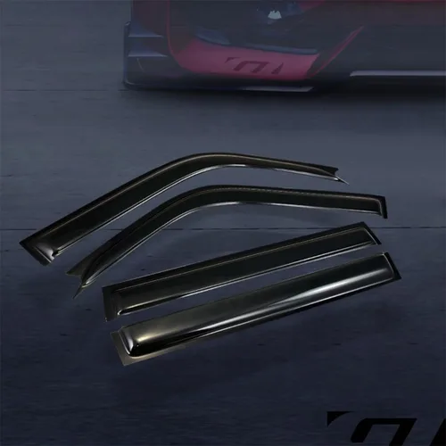 Vista 2 de R&L Racing Ventvisor Deflectores de ventana compatibles con Toyota Rav4 1996-2000 de 4 puertas Protector de luz solar y lluvia de humo oscuro